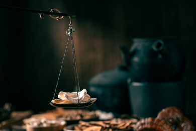 静物称量中药材