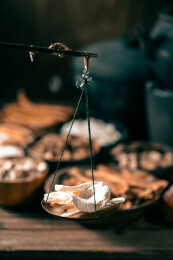 静物称量中药材