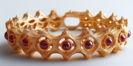 镶嵌红宝石的饰品