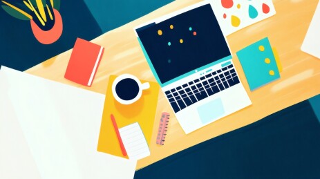 创意办公桌多彩文具