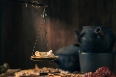 静物称量中药材