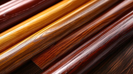 多彩木纹管材特写