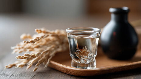 清酒与麦穗