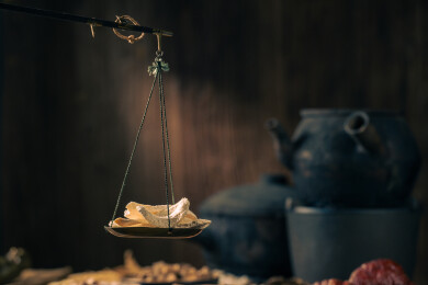 静物称量中药材