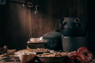 静物称量中药材