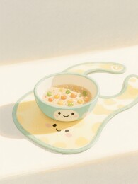 婴儿辅食卡通碗