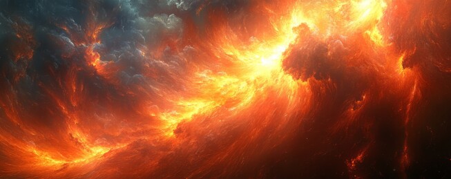 炽热炫彩火焰动态艺术