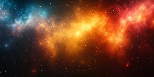 宇宙星云色彩斑斓