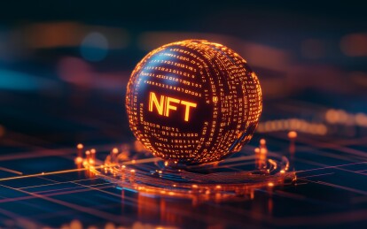 NFT数字艺术球体