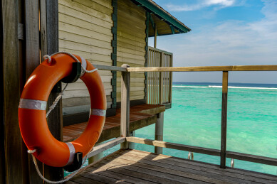 马尔代夫的水上屋