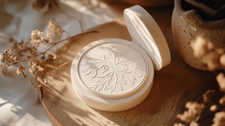 雕花粉饼的东方意境