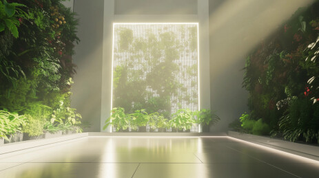 自主室内花园墙技术展示