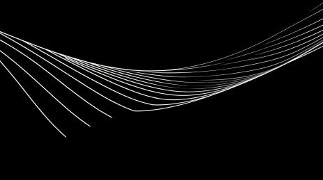 黑底白纹动感线条图