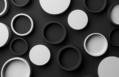 黑色背景下的金属特写镜头