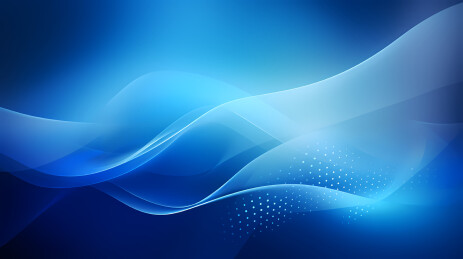 蓝色线条与白点艺术