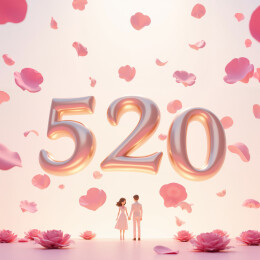 520情人节创意背景