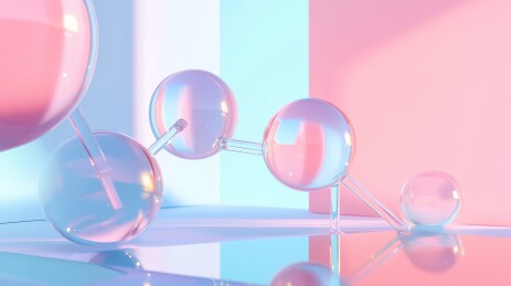 透明球体的未来感装置