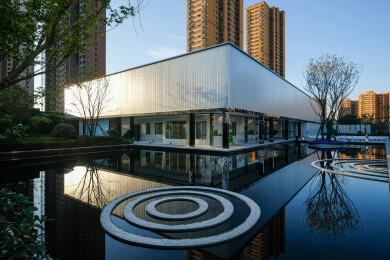 现代风格的房地产景观展示区设计