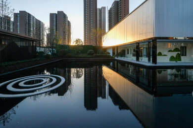 现代风格的房地产景观展示区设计