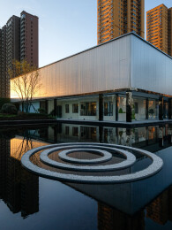 现代风格的房地产景观展示区设计