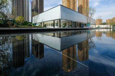 现代风格的房地产景观展示区设计