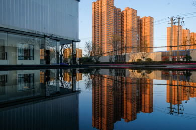 现代风格的房地产景观展示区设计