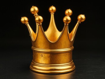 金色皇冠的光辉