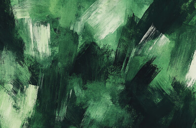 绿色背景下的植物特写镜头