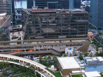 中国广东深圳K11 ECOAST航拍风光