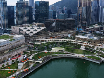 中国广东深圳K11 ECOAST航拍风光