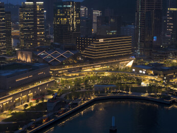 中国广东深圳K11 ECOAST航拍夜景