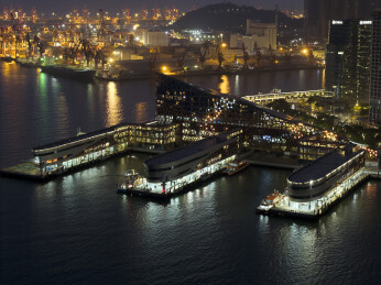 中国广东深圳K11 ECOAST航拍夜景