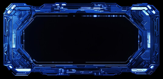 黑色背景下照明设备的高角度视图