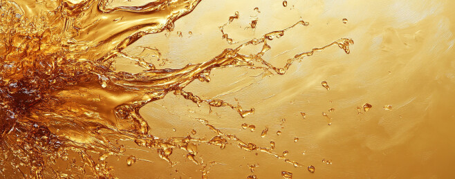 水滴落在水上的特写镜头