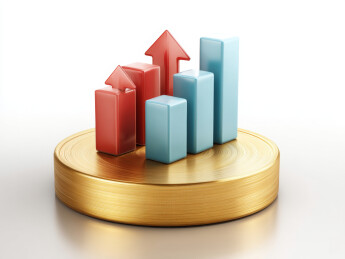 业务增长图表展示