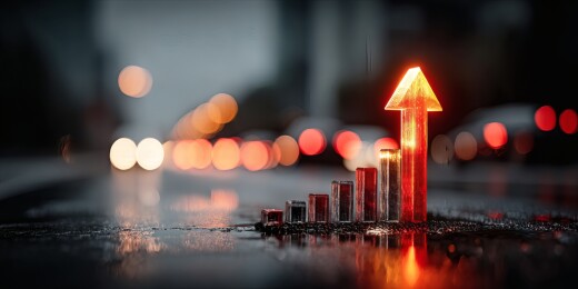 都市雨夜增长图景