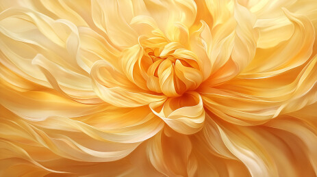 金色柔焦超写实菊花特写摄影