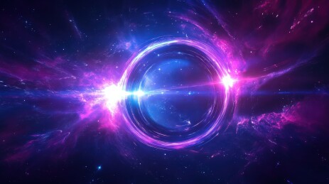 星云中的虫洞通道