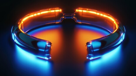 发光的未来科技项圈