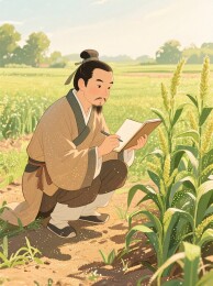 农田考察记录作物生长
