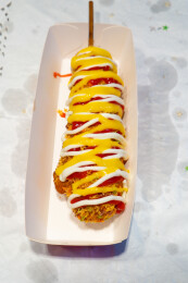 美食炸香肠