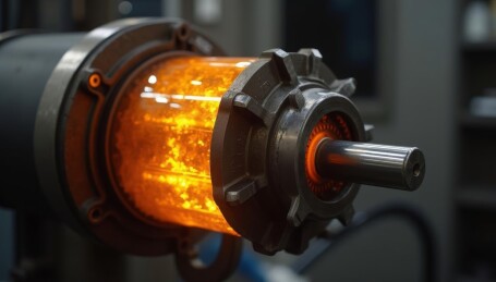 工业熔炉的炽热光辉