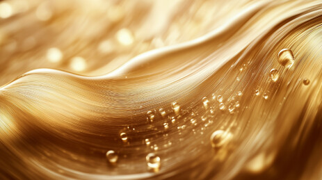 优雅米金色调高端美妆背景