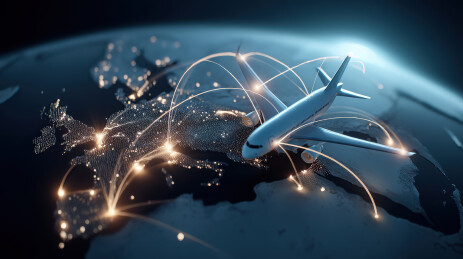 全球航空运输网络连接