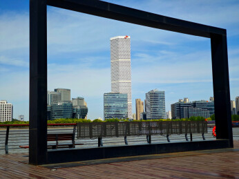 上海徐汇滨江城市建筑摄影图