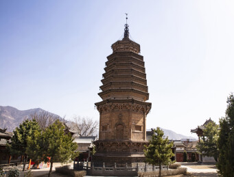 中国山西浑源圆觉寺砖塔