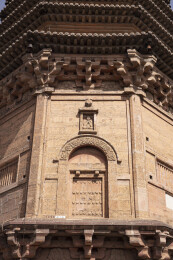 中国浑源圆觉寺砖塔局部