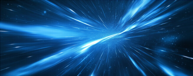 蓝色水滴星空图