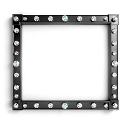 镶钻黑色方形框架