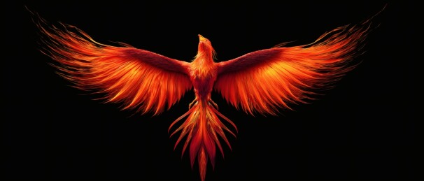 火凤涅槃重生图